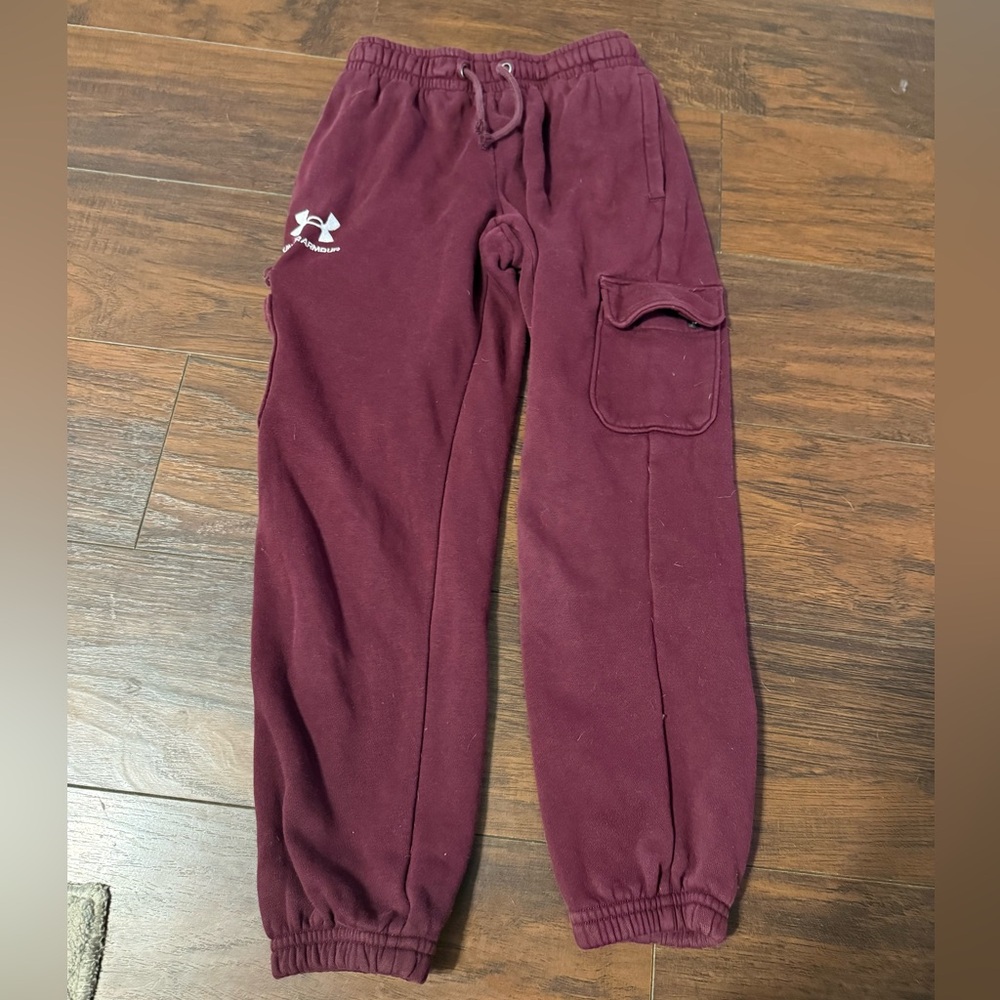 Boys maroon sweatpants